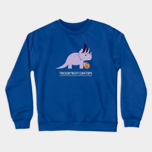 TrickorTreatCeratops Crewneck Sweatshirt